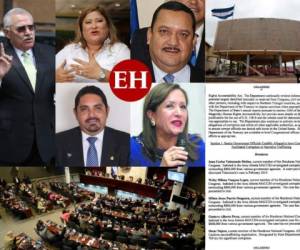 Estados Unidos podría bloquear cuentas y desvisar a los seis diputados hondureños acusados en una lista de corrupción. Estas son parte de las consecuencias que enfrentarían.