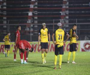 Los goles del España fueron de Marco Aceituno (38), Júnior Lacayo (45), Ramiro Rocca (83).