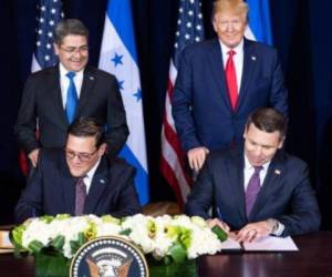 En septiembre Honduras y Estados Unidos firmaron los acuerdos migratorios.