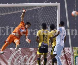 El arquero Jonathan Rougier debutó este sábado ante Motagua (Foto: Deportes EL HERALDO / EL HERALDO Honduras / Noticias de Honduras)