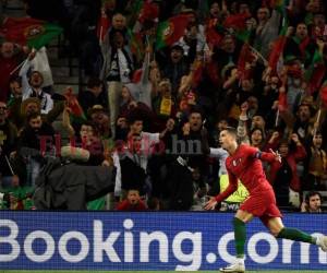 CR7 abrió la cuenta a los 27 minutos. | Foto: AFP.