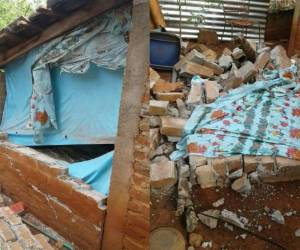Son 289 las viviendas que presentan daños y 11 que quedaron totalmente destruidas por los más de 500 sismos registrados. Foto Cortesía