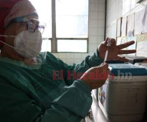 Los centros de salud están abiertos para aplicar las dosis de vacunas contra enfermedades prevenibles. Foto: Estalin Irías/ EL HERALDO