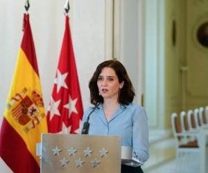 Isabel Díaz Ayuso, es del criterio que 'Madrid necesita un gobierno estable'. FOTO: AFP