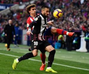 El partido se rompió en los últimos diez minutos, pero el Atlético logró defender su victoria, que le permite seguir en la persecución del Barcelona. Foto: AFP