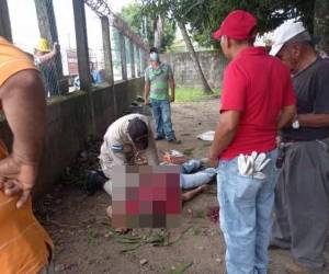 El ahora occiso fue identificado como Santos Tomas Castillo.