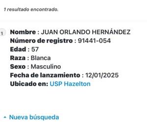 La medida surge luego de que el presidente Donald Trump anunciara que indultaría al expresidente Hernández.