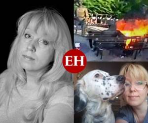 Irina Slavina, editora en jefe del medio de noticias independiente KozaPress, falleció luego de prenderse fuego en un parque frente al Ministerio del Interior en la ciudad de Nizhny Novgorod. Antes de morir dejó un mensaje. Fotos: Facebook.