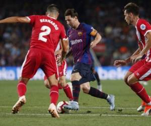 Lionel Messi metió el gol para el equipo Culé.