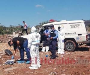 Las autoridades comenzaron las investigaciones de caso. Foto: Estalin Irías / EL HERALDO.