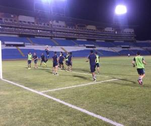 Los jugadores de Puma reconocieron el Morazán la noche del miércoles (Foto: Redes del club)