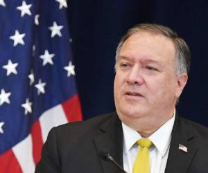 El jefe de la diplomacia estadounidense, Mike Pompeo. AFP.