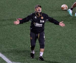 Diego Armando Maradona actualmente dirige a Los Dorados de Sinaloa.