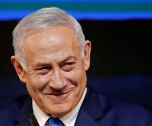 El primer ministro israelí logró la ventaja ante las acusaciones de corrupción. Foto AFP