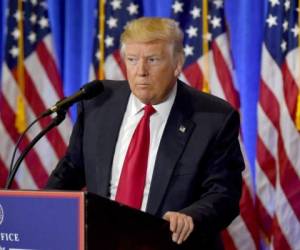 Donald Trump, presidente de Estados Unidos. Foto AFP