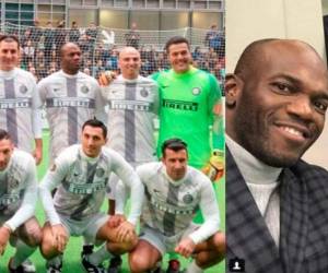 Fue un partidazo por todo lo alto entre el Barça Legends y el Inter de leyendas. Fotos cortesía Instagram @elreydavidsuazo