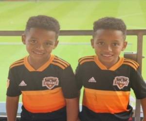 José y Jaden, los hijos de Boniek García, juegan para las inferiores del Houston Dynamo.