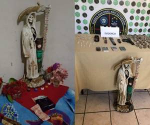 La 'Santa Muerte' es una figura popular mexicana, considerada objeto de culto.