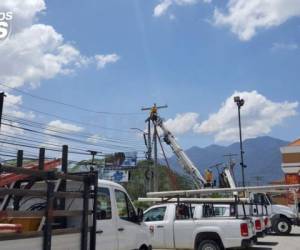 Las colonias de las ciudades de San Pedro Sula y La Ceiba serán las afectadas duarnte algunas horas. Foto: EEH/Twitter.