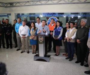 El presidente de Honduras informó sobre el presupuesto contra el coronavirus. Foto: Cortesía.