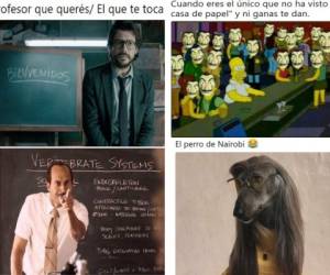 Te presentamos esta selección de los mejores memes sobre La casa de papel, la exitosa serie española de Netflix que ha captado la atención de América Latina.