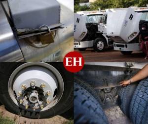 35.6 millones de lempiras costó un lote de cisternas de segunda mano que fueron compradas por la Alcadía Municipal del Distrito Central (AMDC). Conoce a detalle cómo lucen estos vehículos con los que pretenden llevar agua a distintos puntos de la capital. Fotos: Johny Magallanes | EL HERALDO.