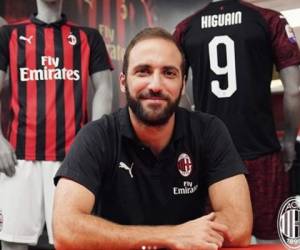 Desde su llegada a Lombardía, Higuaín ha marcado cuatro goles para el Milan, llevando su total en la Serie A a 115 desde su llegada a Italia en 2013. Foto: Instagram