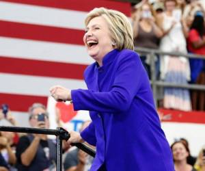 La exprimera dama obtuvo importantes respaldos el domingo, cuando ganó en los territorios de Islas Vírgenes y Puerto Rico. Foto: AFP