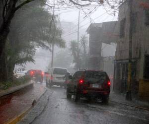 Se espera una fuerte lluvia para este martes en la zona central de Honduras.