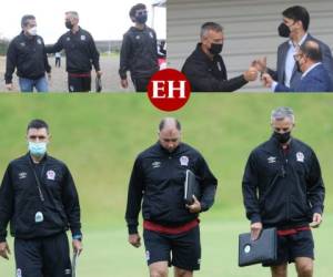 Pablo Lavallén, el nuevo director técnico del Olimpia, llegó la mañana de este martes a la cueva del León para hacer oficial su ingreso al club capitalino.Estas son las imágenes del recorrido que realizó el argentino por la sede del club. Fotos: Alex Pérez | EL HERALDO.