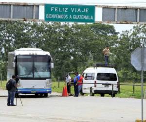 Entre las frontera de Honduras y Guatemala habrá paso libre de vehículos.