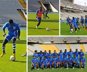 Repasa las postales que dejó el primer entrenamiento de la Selección de Honduras previo al duelo ante Emiratos Árabes Unidos. Fotos: Fenafuth en Twitter