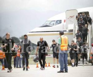 Los seleccionados de Canadá a su arribo a la ciudad industrial (Foto: Neptalí Romero)