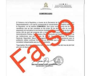 Las autoridades dijeron que el comunicado sobre el feriado para los empleados es falso.