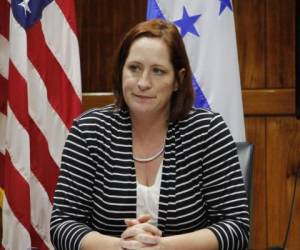Heide Fulton, encargada de negocios de Estados Unidos en Honduras.