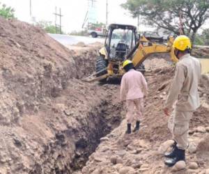 La altura de la zanja era de aproximadamente 5 metros de altura. Foto: Cortesía/El Heraldo