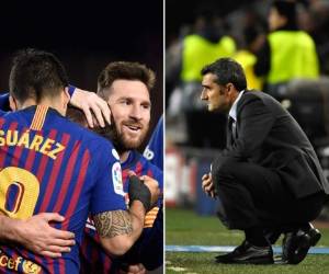 Valverde describió a su rival del martes como 'un equipo que juega muy junto, que defiende bien, y que nos suele costar los últimos años'. Foto: AFP