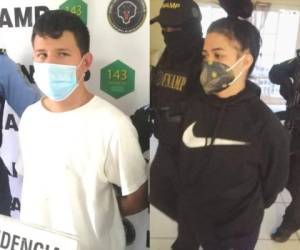 Flavio Josué Flores López (21), conocido como 'Chamaco y 'Kely Melissa Martínez Núñez (18), alias 'Patito' son las personas capturadas.