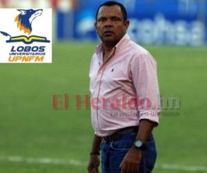 Raúl Cáceres se convirtió en el segundo director técnico que dirigirá a los Lobos en la primera división del fútbol hondureño. Foto: EL HERALDO