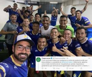 En la fotografía aparece parte de los integrantes del Palmas Fútbol Regatas de Brasil.