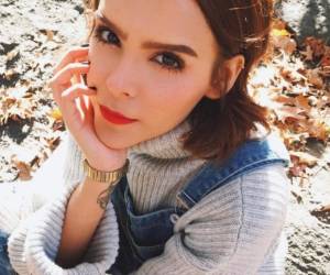 La joven de 23 años publicó una foto de su infancia. Foto Instagram