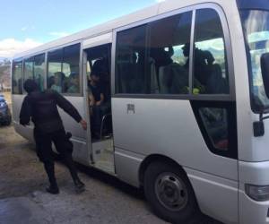 Fueron trasladados bajo fuertes medidas de seguridad.