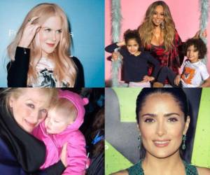 Nicole Kidman, Mariah Carey, Meryl Streep y Salma Hayek son algunas de las famosas que se convirtieron en madres desués de cumplir los 40 años. Estas mujeres decidieron no apresurar la maternidad. Fotos: Instagram.