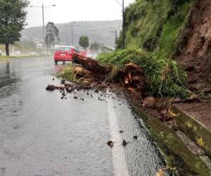 Las lluvias ocasionaron estragos en Quito.