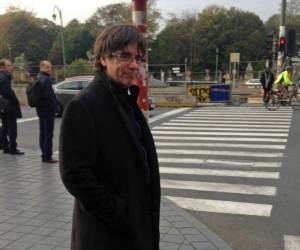 El destituido presidente catalan Carles Puigdemont se encuentra en Bélgica desde el fin de semana pasado. Foto: AP