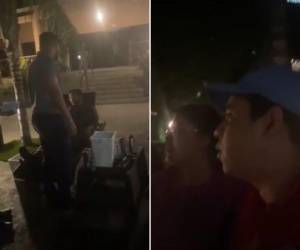 A la izquierda Rivera y a la derecha el cirujano dentista que realizó la denuncia pública a través de un facebook live.