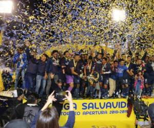 Motagua se coronó campeón en el Torneo Apertura 2018-2019. Foto EL HERALDO
