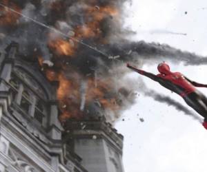 En esta imagen difundida por Sony Pictures, una escena de 'Spider-Man: Far From Home'. Foto: Agencia AP.