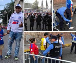 Los accesos hacia el coloso capitalino, se cerraron desde las 12 del mediodía, para evitar cualquier incidente. Foto: El Heraldo