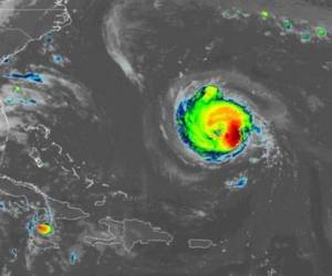 Imagen de satélite de Florence. Foto cortesía NOAA